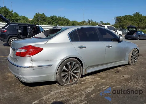 2012 Hyundai Genesis 5.0L из США, поврежденный, VIN KMHGC4DH1CU168512
